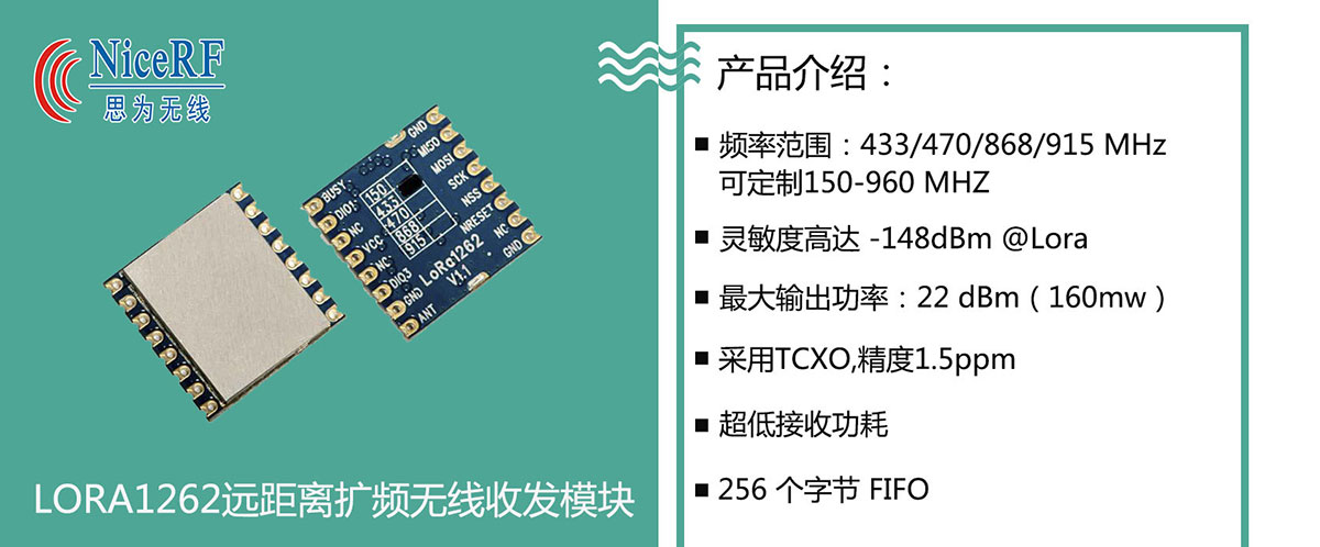 無(wú)線收發(fā)模塊 LoRa1262