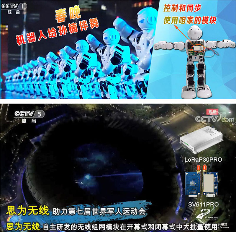 春晚伴舞機(jī)器人和第七屆軍運會